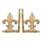 Hello Honey® 10" Fleur de Lis Shaped Iron Bookend Set